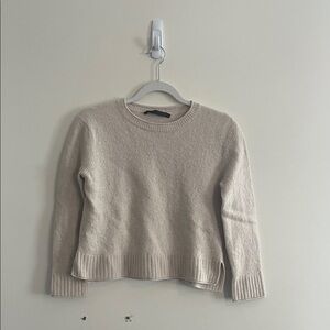 Jenni Kayne Everyday Sweater Oatmeal Cashmere Wool Minimalist Quiet Luxury Cozy